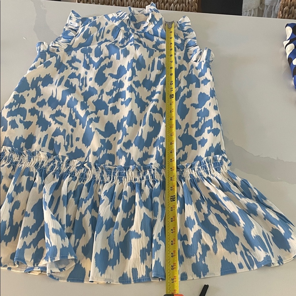 Pinch Blue and White Patterned Dress size small - Picture 5 of 9
